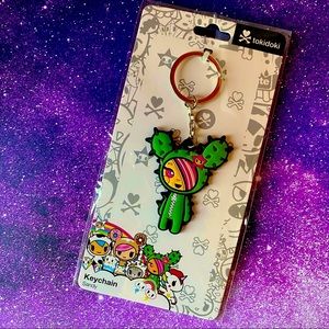 Tokidoki Cactus Sandy Kawaii Rubber Keychain NWT